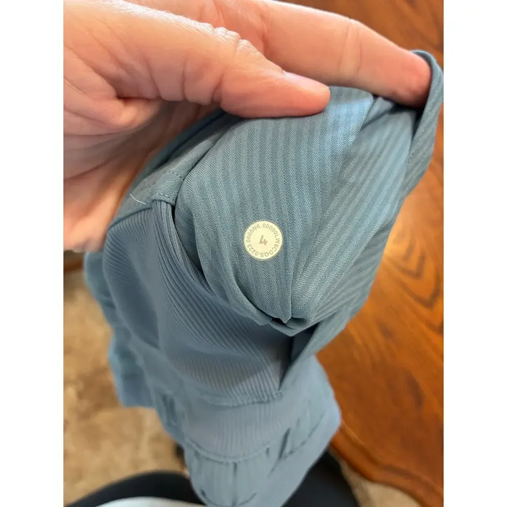 Lululemon Dance Studio Mid-Rise Cropped Pant Utility Blue Size 4